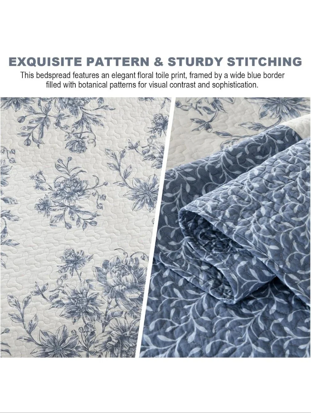Botanical Oversized King Bedspreads 128